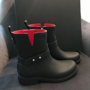 Rag & Bone motorcycle rain boots